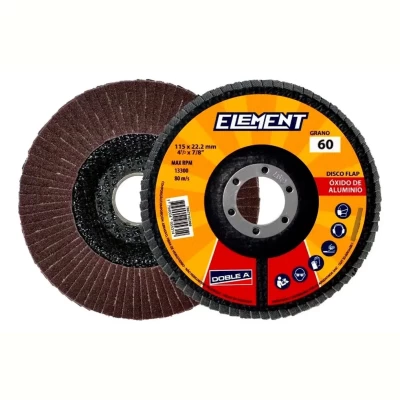 Imagen principal del producto: Disco Doble A Flap Element 115mm Grano 60  X 10 Unidades