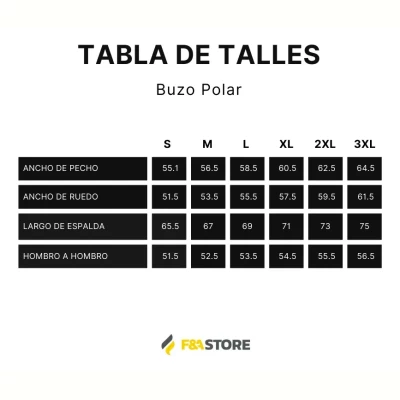 Imagen del producto: Buzo Polar C/cierre Hombre Mujer