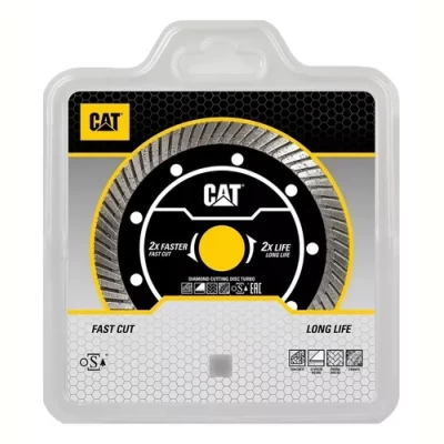 Imagen del producto: Disco Diamantado Turbo Amoladora 115mm Cat Da09011 Concreto