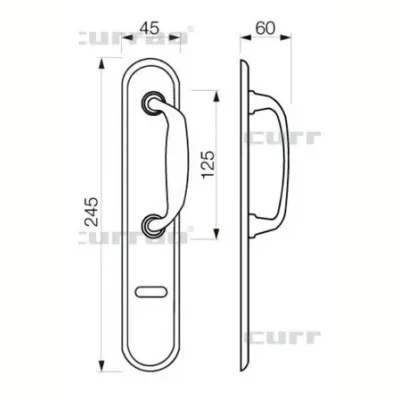 Imagen del producto: Manijon Para Puerta Verona Currao