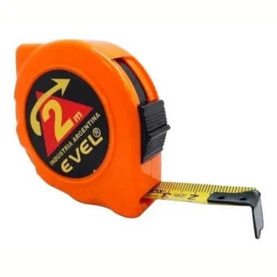 Imagen principal del producto: Cinta Metrica Evel 2mts X 16mm Retroblock Con Freno Y Enganche
