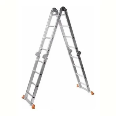 Imagen principal del producto: Escalera De Aluminio Plegable Lusqtoff Le400 4.70m Plateado