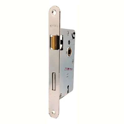 Imagen principal del producto: Cerradura Puerta Placa Frente Redondeado Angosto Prive 101 Derecho