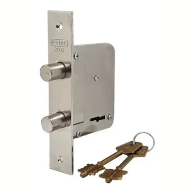 Imagen principal del producto: Cerrojo De Seguridad Prive 2003 Doble Perno Reforzado Plateado