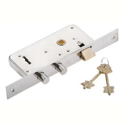 Imagen del producto: Cerradura De Seguridad Doble Perno Reforzada Prive 201 Izquierdo