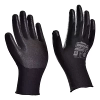 Foto principal de Guante Mecano G13 Jersey Bañado Nitrilo Ulv Negro