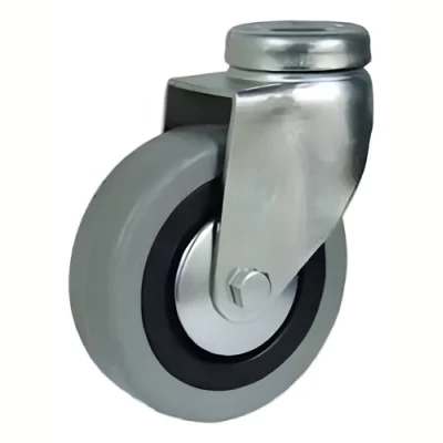 Imagen principal del producto: Rueda Tecno NY/Goma Gris 80 Pasante