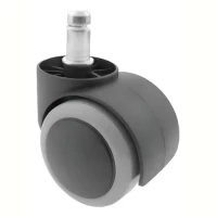 Foto principal de Rueda Doble Combinada Goma Gris 53 Perno Sillon