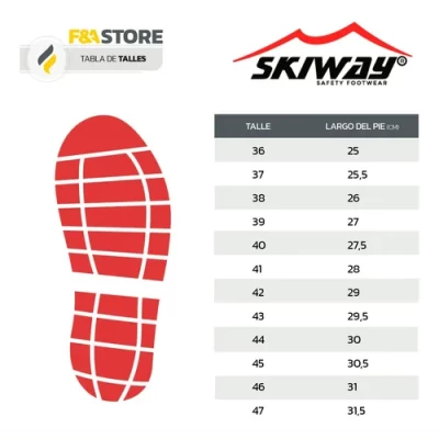 Imagen del producto: Botin De Trabajo Skiway 3252 Punta Acero Calzado Seguridad